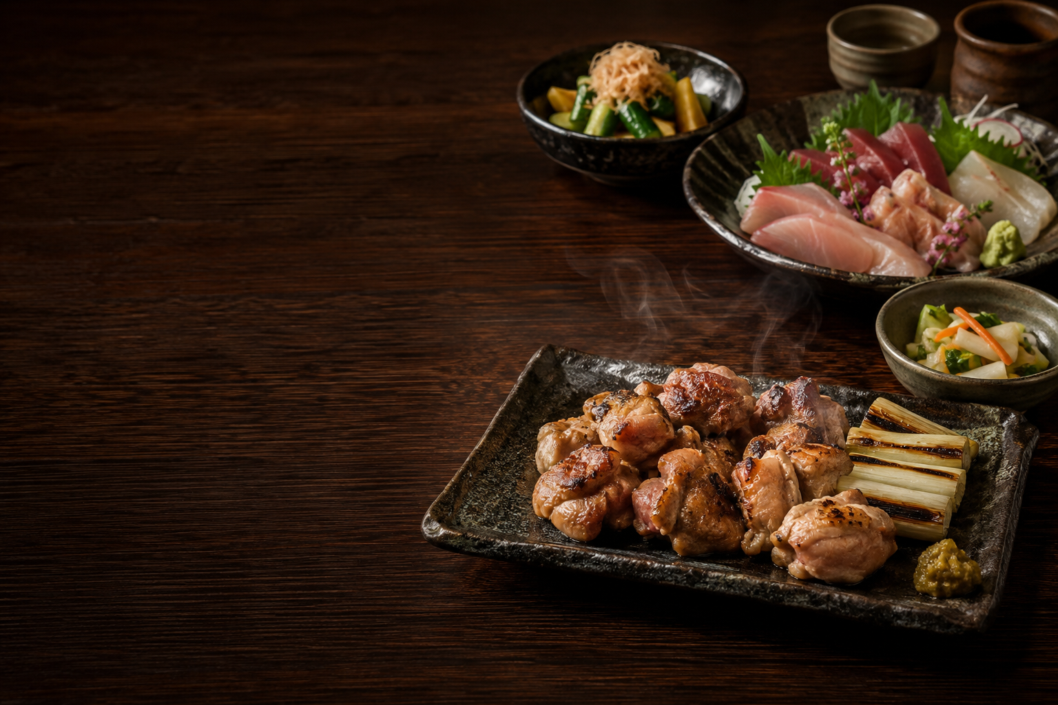 名物・塩麹の炭火焼き鶏(準備中:実際の写真に差し替えてください)